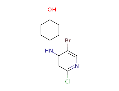 trans-4-((5-bromo-2-chloropyridin-4-yl)amino)cyclohexan-1-ol