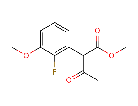 2-(2-fluoro-3-methoxyphenyl)-3-oxo-butyric acid methyl ester