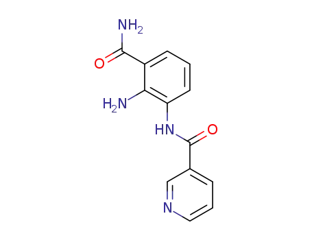 N-(2-amino-3-carbamoyl-phenyl)pyridine-3-carboxamide