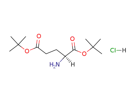 Molecular Structure of 32677-01-3 (L-Glutamic acid di-tert-butyl ester hydrochloride)