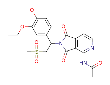 N-(2-(1-(3-ethoxy-4-methoxyphenyl)-2-(methylsulfonyl)ethyl)-1,3-dioxo -2,3-dihydro-1H-pyrrolo[3,4-c]pyridin-4-yl)acetamide