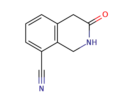 3-oxo-1,2,3,4-tetrahydroisoquinoline-8-carbonitrile