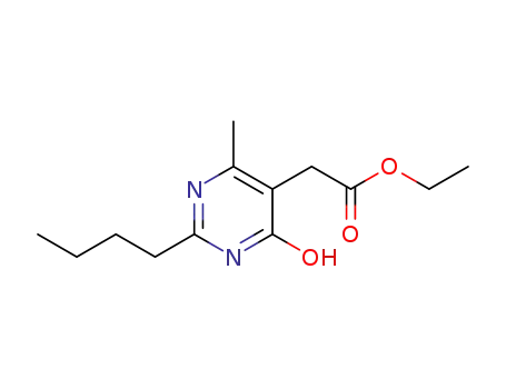 2-n-butyl-5-ethoxycarbonylmethyl-4-hydroxy-6-methylpyrimidine