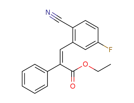 ethyl 3-(2-cyano-5-fluorophenyl)-2-phenylacrylate