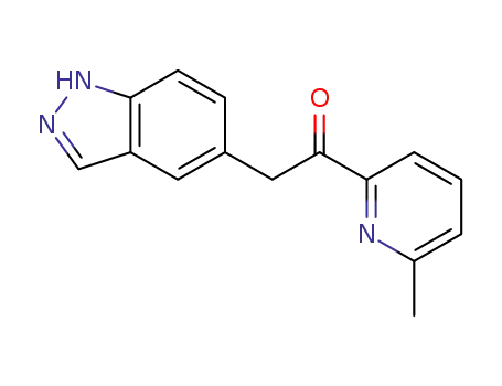 2-(1H-indazol-5-yl)-1-(6-methylpyridin-2-yl)ethanone