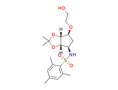 N-((3aS,4R,6S,6aR)-6-(2-hydroxyethoxy)-2,2-dimethyltetrahydro-4H-cyclopenta[d][1,3]dioxol-4-yl)-2,4,6-trimethylbenzenesulfonamide
