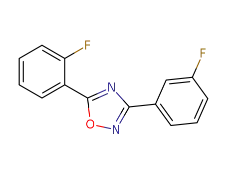 5-(2-fluorophenyl)-3-(3-fluorophenyl)-1,2,4-oxadiazole