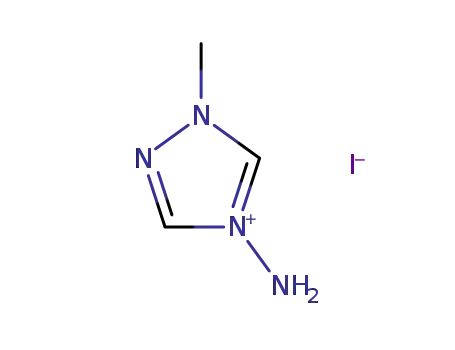 Molecular Structure of 39602-93-2 (4-aMino-1-Methyl-4H-1,2,4-triazol-1-iuM iodide)