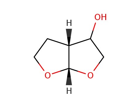Molecular Structure of 109789-19-7 (Furo[2,3-b]furan-3-ol, hexahydro-)