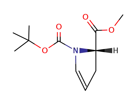 Molecular Structure of 83548-46-3 (METHYL N-BOC-L-PROLINE-4-ENE)