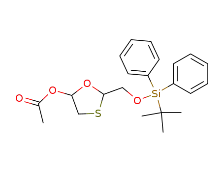 [2-[[tert-butyl(diphenyl)silyl]oxymethyl]-1,3-oxathiolan-5-yl] acetate