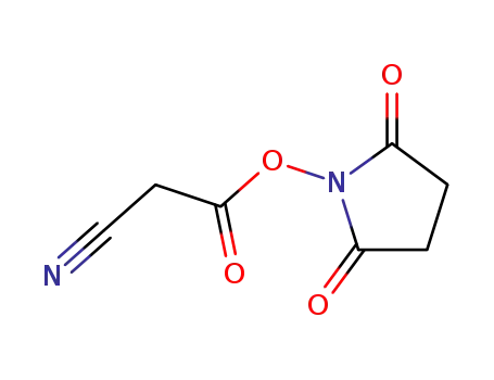 Molecular Structure of 56657-76-2 (CYANOACETIC ACID-OSU)