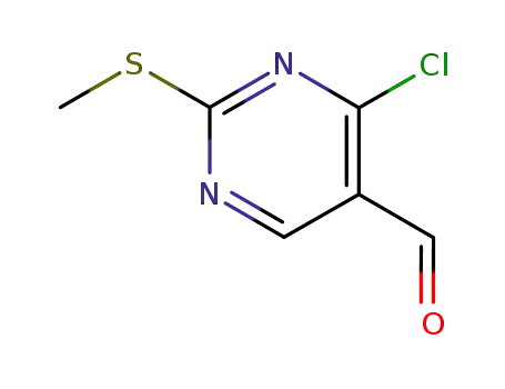 4-chloro-2-(methylsulfanyl)pyrimidine-5-carboxaldehyde