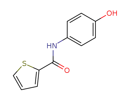 Molecular Structure of 98902-53-5 (N-(4-HYDROXYPHENYL)THIOPHENE-2-CARBOXAMIDE)