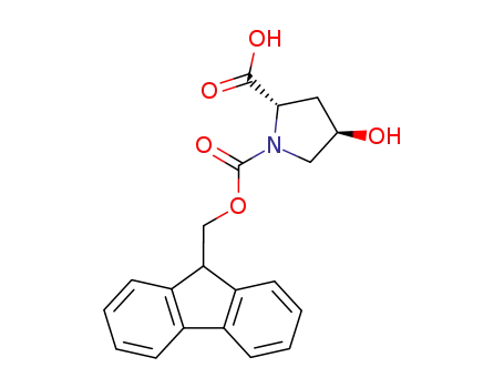 Molecular Structure of 88050-17-3 (Fmoc-L-hydroxyproline)