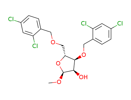Methyl3,5-bis-O-[(2,4-dichlorophenyl)methyl]-α-D-ribofuranoside