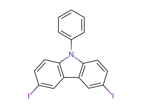 3,6-diiodo-9-phenylcarbazole