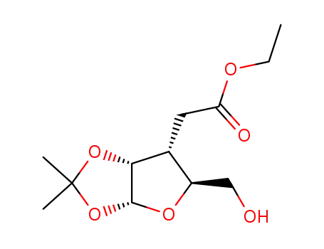 ethyl 2-[(3aR,5S,6R,6aR)-5-(hydroxymethyl)-2,2-dimethyltetrahydrofuro[2,3-d][1,3]dioxol-6-yl]acetate