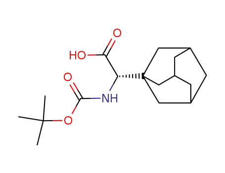 Molecular Structure of 361441-97-6 ((S) - N- Boc- adamantylglycine)