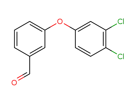 Molecular Structure of 79124-76-8 (3-(3,4-DICHLOROPHENOXY)BENZALDEHYDE)