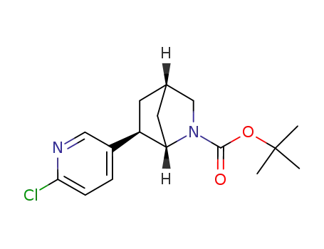 (1S,4S,6R)-6-(6-Chloro-pyridin-3-yl)-2-aza-bicyclo[2.2.1]heptane-2-carboxylic acid tert-butyl ester