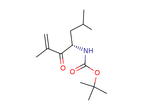 CARBAMIC ACID, [(1S)-3-METHYL-1-(2-METHYLPROPYL)-2-OXO-3-BUTENYL]-, 1,1-DIMETHYLETHYL ESTER (9CI)