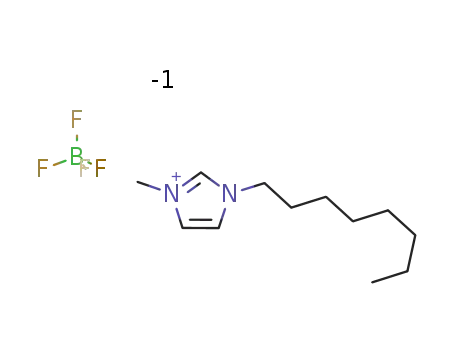 Molecular Structure of 244193-52-0 (3-Methyl-1-octylimidazolium tetrafluoroborate)