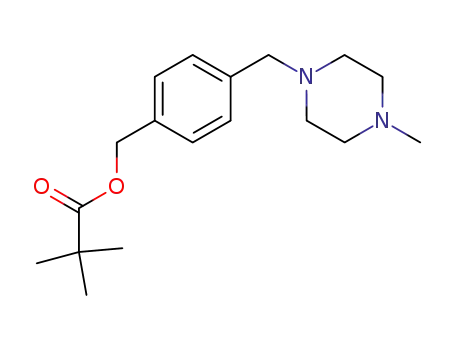 2,2-dimethyl-propionic acid 4-(4-methyl-piperazin-1-ylmethyl)-benzyl ester