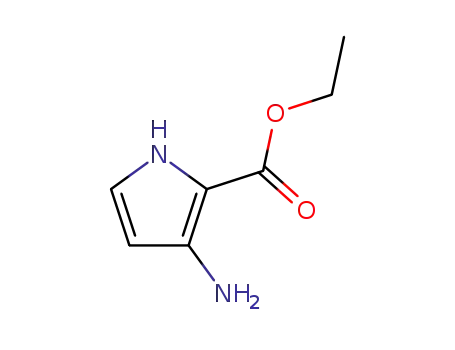 Molecular Structure of 252932-48-2 (1H-Pyrrole-2-carboxylic acid, 3-amino-, ethyl ester)