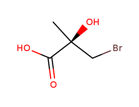 Propanoic acid,3-bromo-2-hydroxy-2-methyl-, (2R)-
