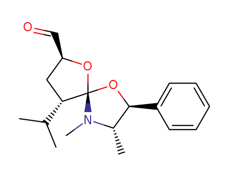 (2S,3S,5R,7S,9S)-9-Isopropyl-3,4-dimethyl-2-phenyl-1,6-dioxa-4-aza-spiro[4.4]nonane-7-carbaldehyde
