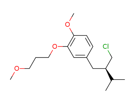 4-[(2R)-2-(Chloromethyl)-3-methylbutyl]-1-methoxy-2-(3-methoxypropoxy)benzene