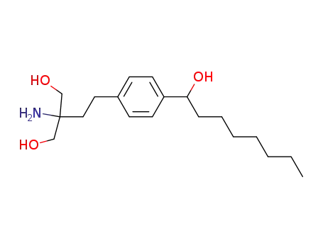 2-amino-2-{2-[4-(1-hydroxy-octyl)-phenyl]-ethyl}-propane-1,3-diol