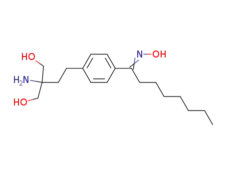 2-amino-2-[2-[4-(1-hydroxyiminooctyl)phenyl]ethyl]propane-1,3-diol