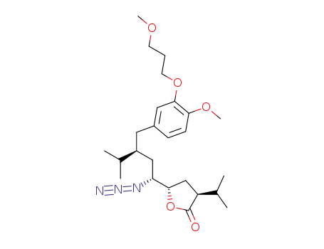 (3S,5S)-5-((1S,3S)-1-azido-3-(4-methoxy-3-(3-methoxypropoxy)benzyl)-4-methylpentyl)-3-isopropyldihydrofuran-2(3H)-one