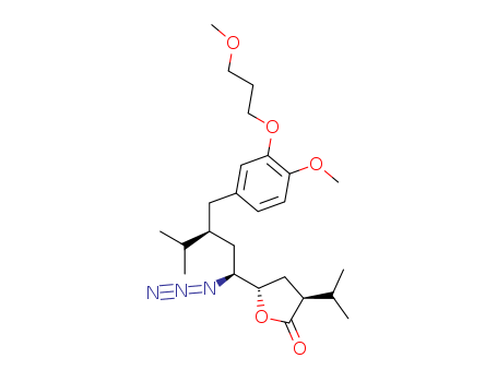 324763-46-4,5(S)-[1(S)-Azido-3(S)-[4-methoxy-3-(3-methoxypropoxy)benzyl]-4-methylpentyl]-3(S)-isopropyldihydrofuran-2-one,(3S,5S)-5-{(1S,3S)-1-azido-3-[4-methoxy-3-(3-methoxypropoxy)benzyl]-4-methylpentyl}-3-(1-methylethyl)dihydrofuran-2(3H)-one;