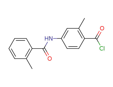 Molecular Structure of 331947-69-4 (Benzoyl chloride, 2-methyl-4-[(2-methylbenzoyl)amino]-)