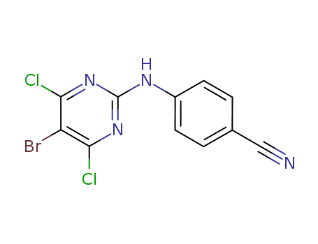 4-[(5-Bromo-4,6-dichloro-2-pyrimidinyl)amino]benzonitrile(269055-75-6)