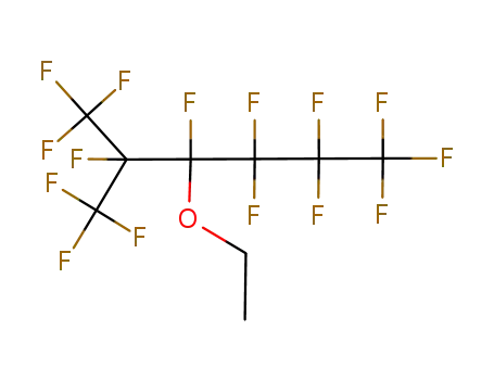Molecular Structure of 297730-93-9 (2-(TRIFLUOROMETHYL)-3-ETHOXYDODECAFLUOROHEXANE)