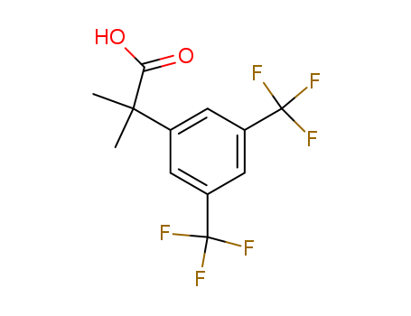 289686-70-0,2-(3,5-bis(trifluoroMethyl)phenyl)-2-Methyl propanoic acid,2-(3,5-bis(trifluoroMethyl)phenyl)-2-Methyl propanoic acid;α,α-DiMethyl-3,5-bis(trifluoroMethyl)benzeneaceticAcid;Netupitant SM1