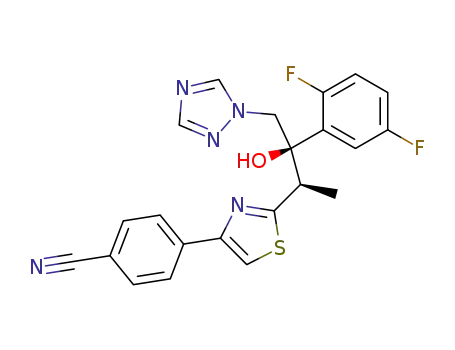 Molecular Structure of 241479-67-4 (Isavuconazole)