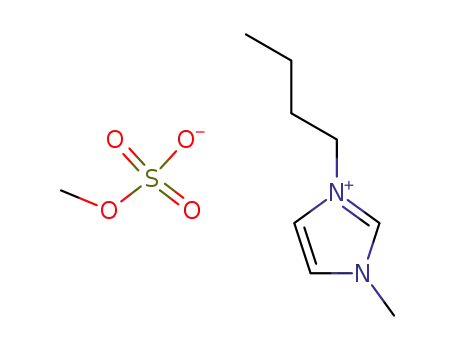 Molecular Structure of 401788-98-5 (1-Butyl-3-methylimidazolium methylsulfate)