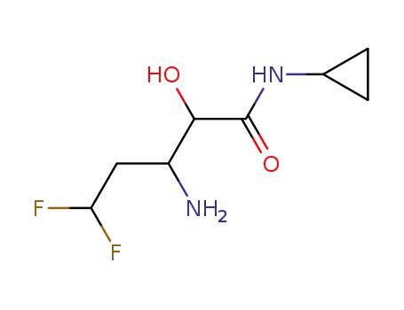 3-amino-5,5-difluoro-2-hydroxy-pentanoic acid cyclopropylamide
