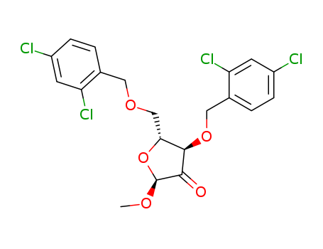 1-O-Methyl-3,5-bis-O-[(2,4-dichlorophenyl)methyl]-alpha-D-erthro-pentofuranoside-2-ulose