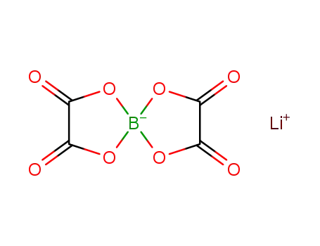 Molecular Structure of 244761-29-3 (Lithium bis(oxalate)borate)