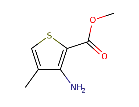 Molecular Structure of 85006-31-1 (Methyl 3-amino-4-methylthiophene-2-carboxylate)