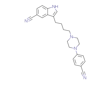 3-{4-[4-(4-cyano-phenyl)-piperazin-1-yl]-butyl}-1H-indole-5-carbonitrile