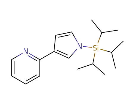 2-[1-(triisopropyl-silanyl)-1H-pyrrol-3-yl]-pyridine