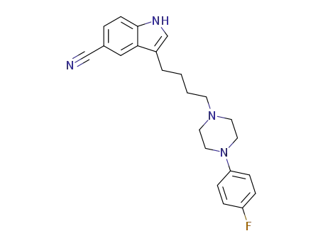 3-{4-[4-(4-fluoro-phenyl)-piperazin-1-yl]-butyl}-1H-indole-5-carbonitrile