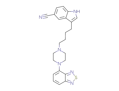 3-[4-(4-benzo[1,2,5]thiadiazol-4-yl-piperazin-1-yl)-butyl]-1H-indole-5-carbonitrile